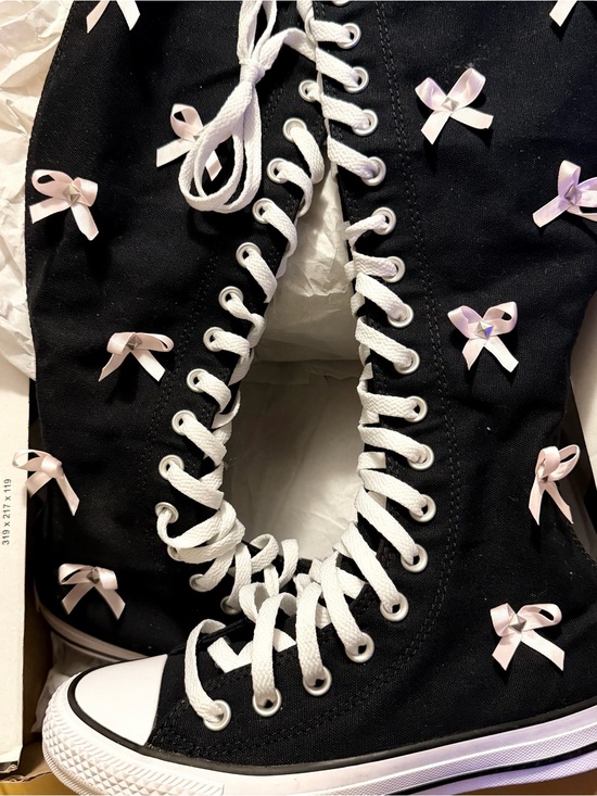 Converse Shoes - Converse Black/Pink Tall Chuck Taylor All Star High-Top Boots